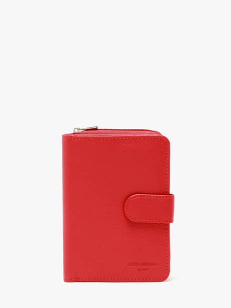 Wallet Confort Leather Hexagona Red confort 461063