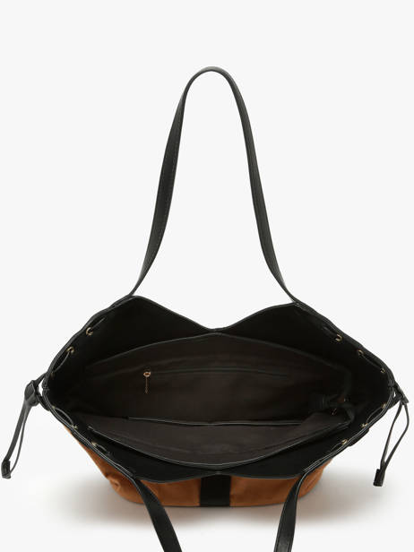 Shoulder Bag Velvet Miniprix Brown velvet M9459 other view 2