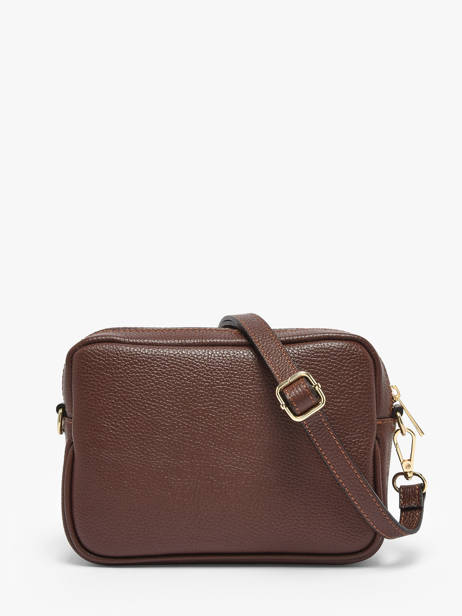 Shoulder Bag Velvet Caviar Leather Milano Brown velvet caviar VC25067 other view 4