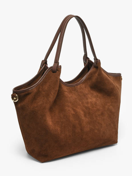 Shoulder Bag Velvet Caviar Leather Milano Brown velvet caviar VC241110 other view 2