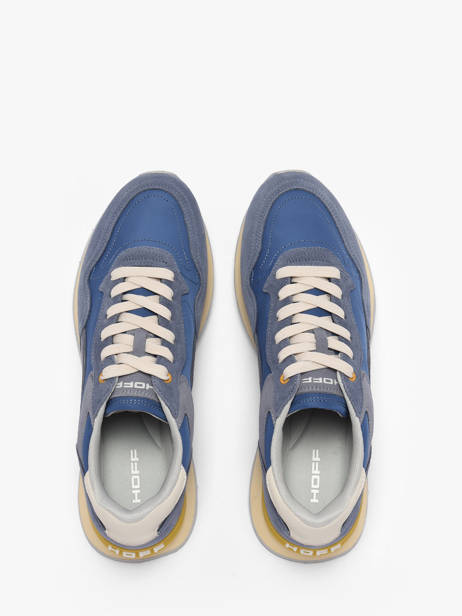 Sneakers In Leather Hoff Blue men 12602011 other view 4