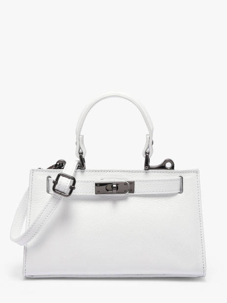 Sac Porté Main Caviar Cuir Milano Blanc caviar CA25114