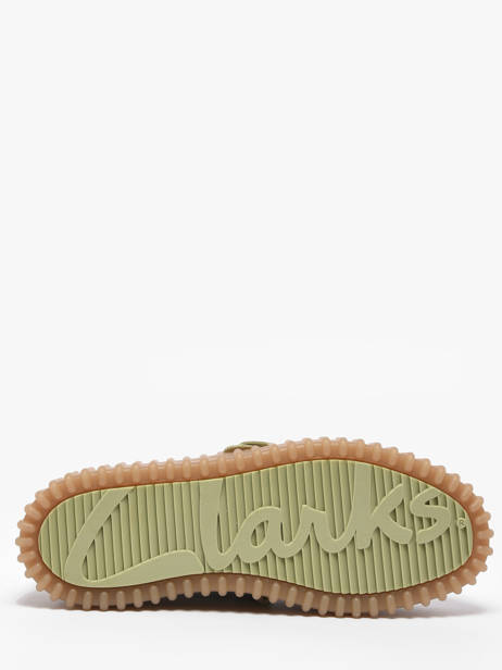 Chaussures Derbies Plateforme Clarks Vert women 26186299 vue secondaire 4