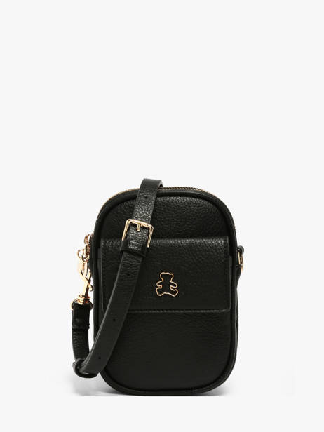 Sac Bandoulière Soft Lulu castagnette Noir soft YVILLE