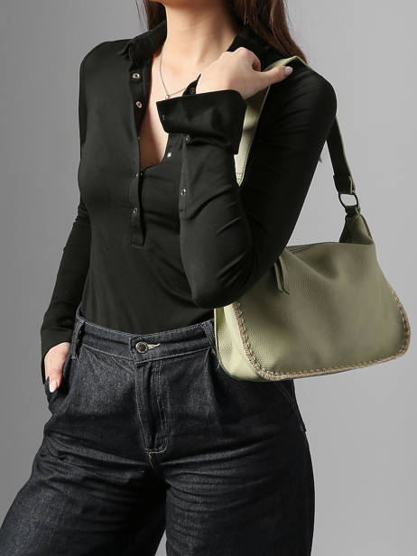 Shoulder Bag Brodery Miniprix Green brodery 19672 other view 1