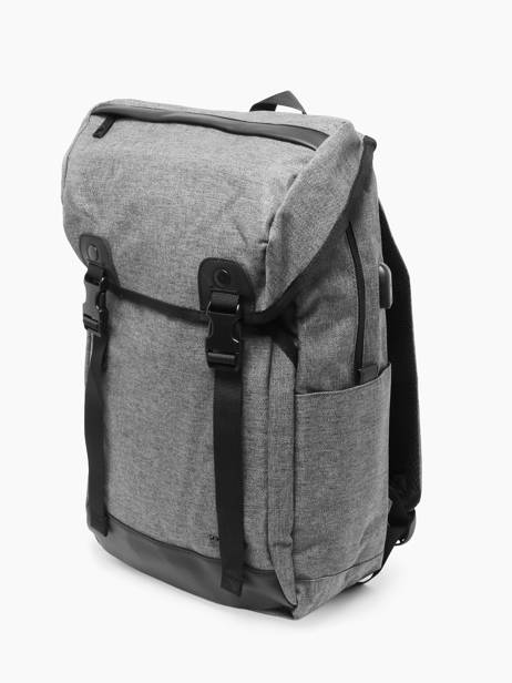 Backpack David jones Gray business PC037A other view 2