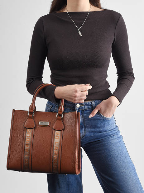 Satchel Clarence Ted lapidus Brown clarence AV51101 other view 1