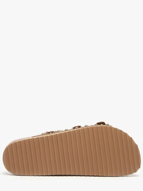 Sandals In Leather Colors of california Brown women HCBIO601 other view 4