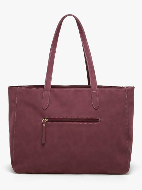 A4 Size Shoulder Bag Eyelet Torrow Violet eyelet TEYE01 other view 4