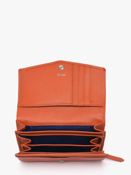 Leather Charlotte Wallet Le tanneur Orange charlotte TOTT3301 other view 1