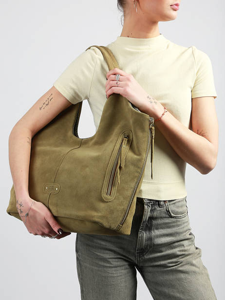 Shoulder Bag Vintage Leather Mila louise Beige vintage 23030V other view 1