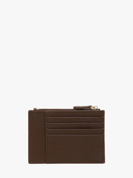 Leather Ninon Card Holder Lancel Brown ninon A14079 other view 2