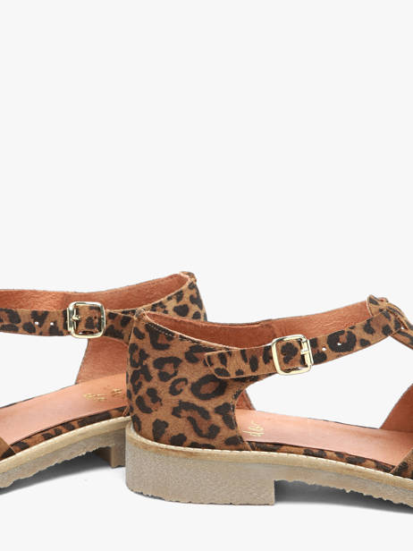 Sandals In Leather We do Brown women 45255A46 other view 2