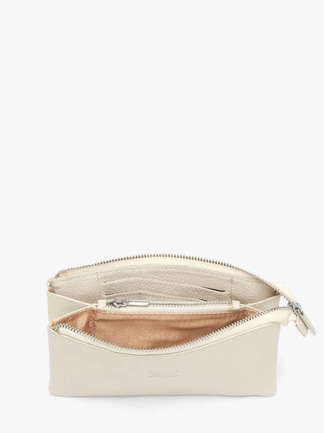 Leather Caviar Wallet Crinkles Beige caviar 14196 other view 1