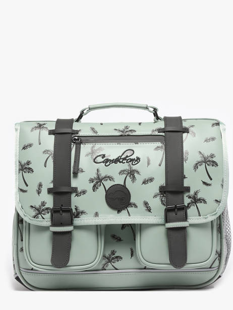 Cartable 2 Compartiments Cameleon Vert vintage north PBVWCA38