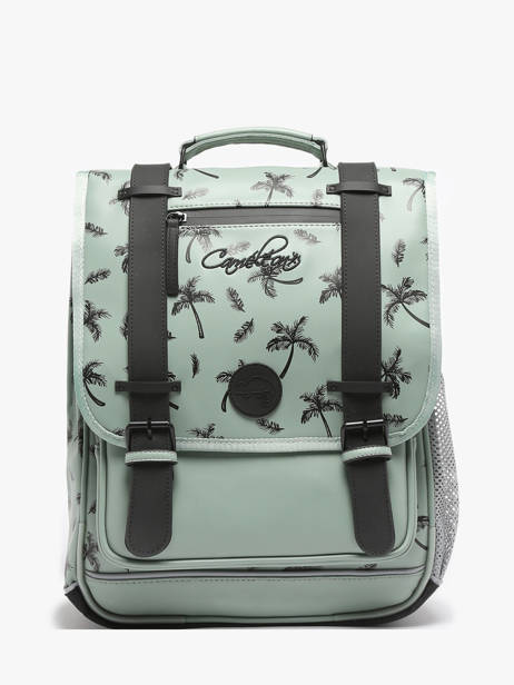 3-compartment Backpack Cameleon Green vintage north PBVWSD39