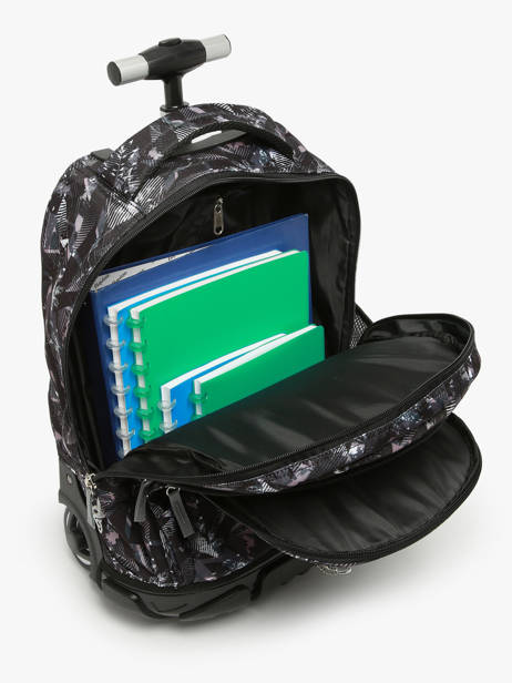 2-compartment Wheeled Schoolbag Cameleon Gray futur PBFUSR45 other view 3