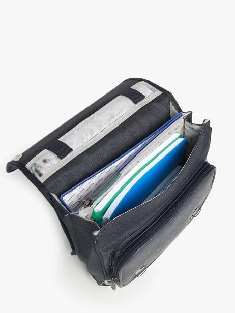 2-compartment Backpack Cameleon Blue vintage urban PBVBSD39 other view 3