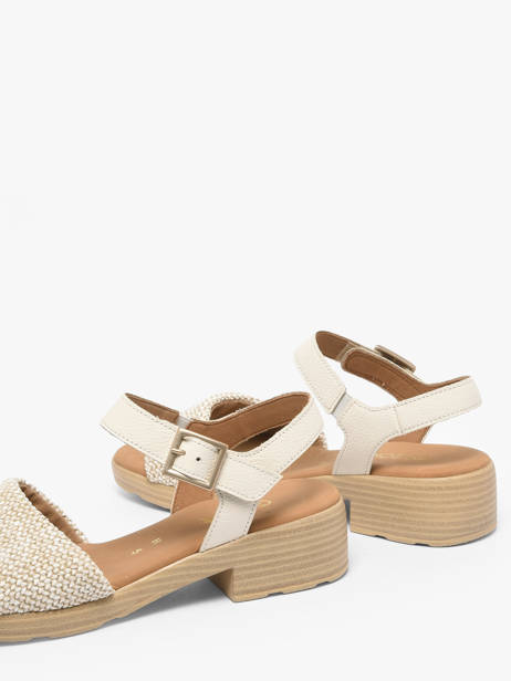 Sandals In Leather Gabor White women 61 other view 2