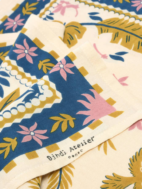 Foulard Bindi atelier Multicolore floral FM vue secondaire 1