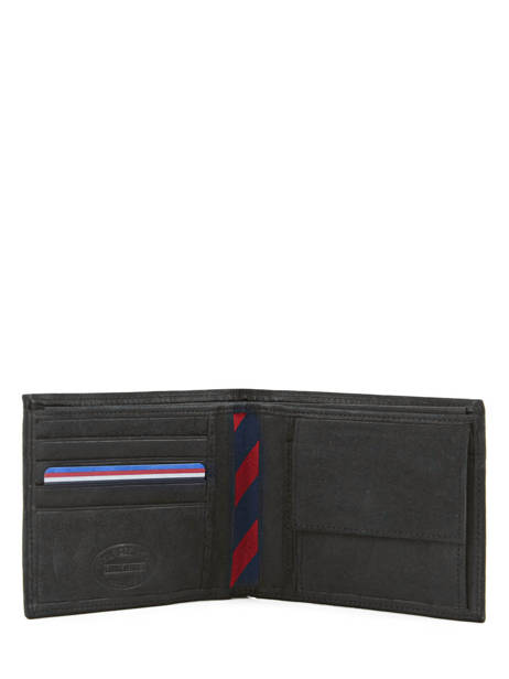 Portefeuille Cuir Tommy hilfiger Noir johnson AM00659 vue secondaire 1