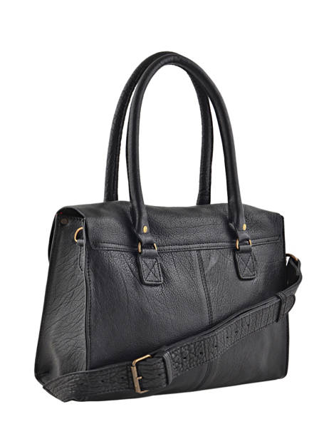 Sac Lerive Gauche M  Cuir Paul marius Noir vintage M vue secondaire 3