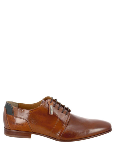 Chaussures De Ville Buisal 2 En Cuir Redskins Marron men BUISAL2 vue secondaire 1