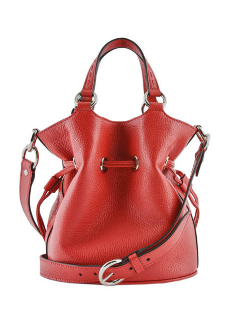 Sac Seau S Premier Flirt Cuir Lancel Rouge premier flirt A10109 vue secondaire 4