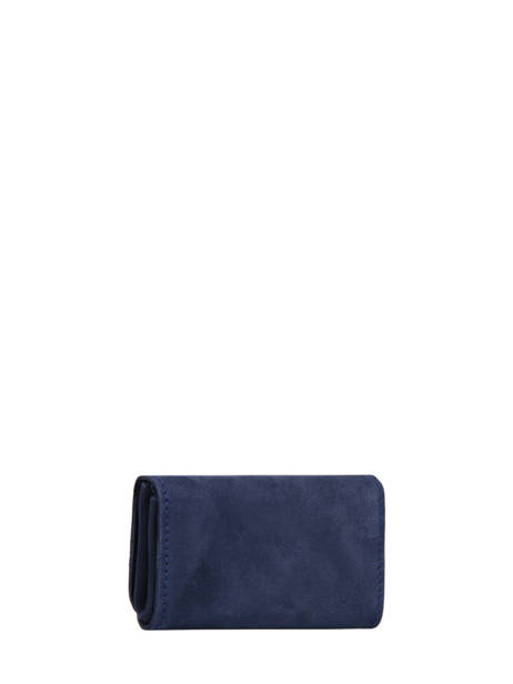 Porte-monnaie Etincelle Nubuck Cuir Etrier Bleu etincelle nubuck EETN650 vue secondaire 2