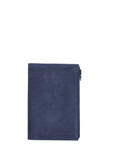 Porte-monnaie Etincelle Nubuck Cuir Etrier Bleu etincelle nubuck EETN619