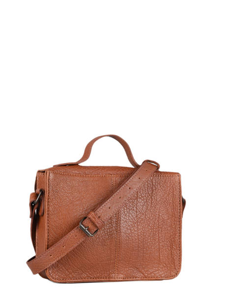 Sac Mademoiselle George Cuir Paul marius Marron dore GEORGDOR vue secondaire 3