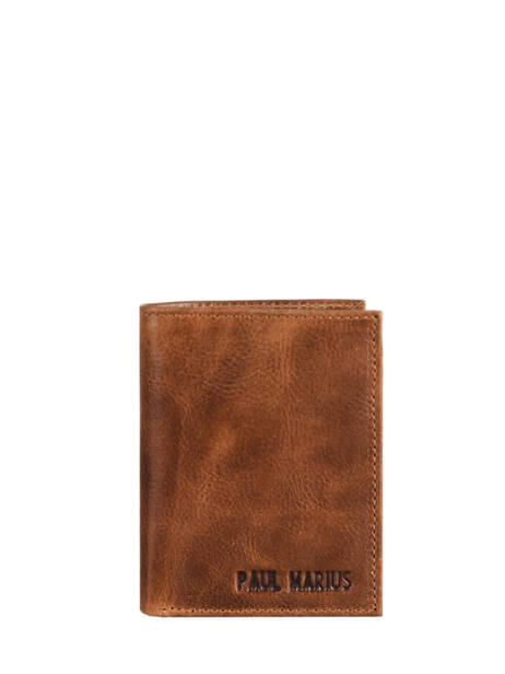 Leportefeuille Marius Cuir Paul marius Marron vintage MARIUS