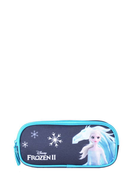 Trousse 2 Compartiments Frozen Bleu flocon GLAC