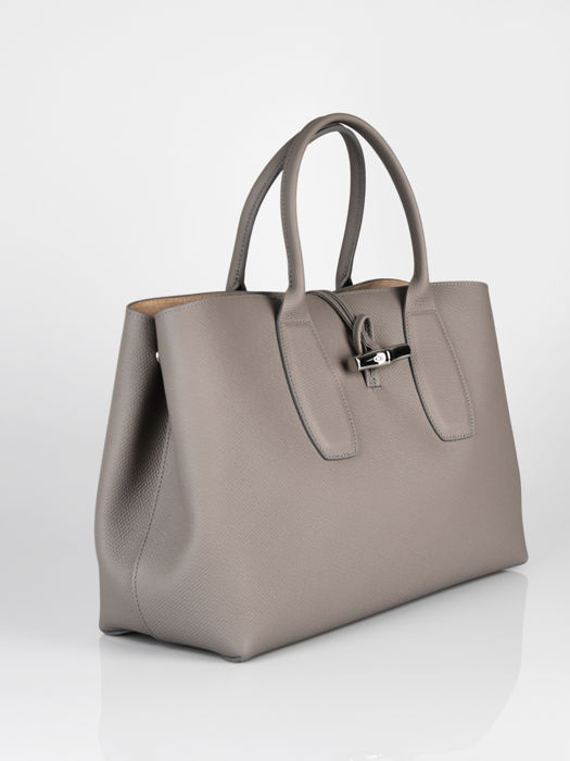 Longchamp Roseau Sacs porté main Beige