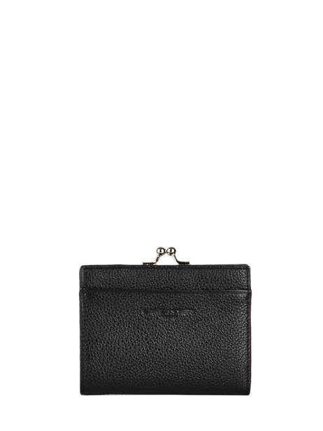 Portefeuille Cuir Lancaster Noir foulonne pm 31