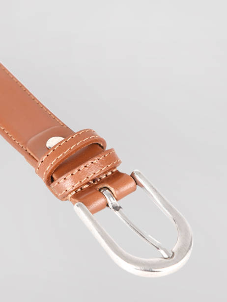 Ceinture Petit prix cuir Marron belt 25 vue secondaire 1
