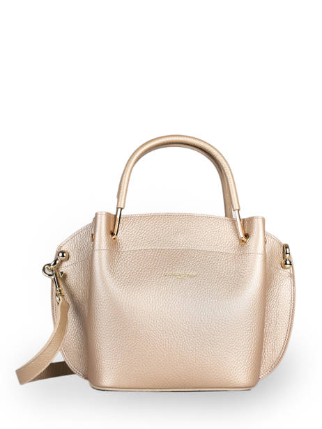 Sac à Main Foulonne Double Cuir Lancaster Beige foulonne double 18