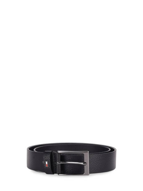 Ceinture Homme Cuir Tommy hilfiger Noir belt AM0847Z