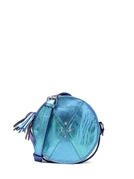 Sac Bandoulière Precieux Scarabée Cuir Paul marius Bleu scarabee PRECISCA