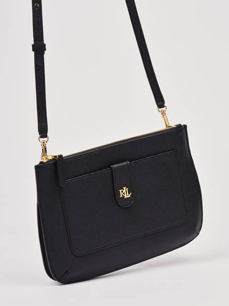 Sac Bandoulière Jamey Cuir Lauren ralph lauren Noir merrimack 31862248 vue secondaire 2