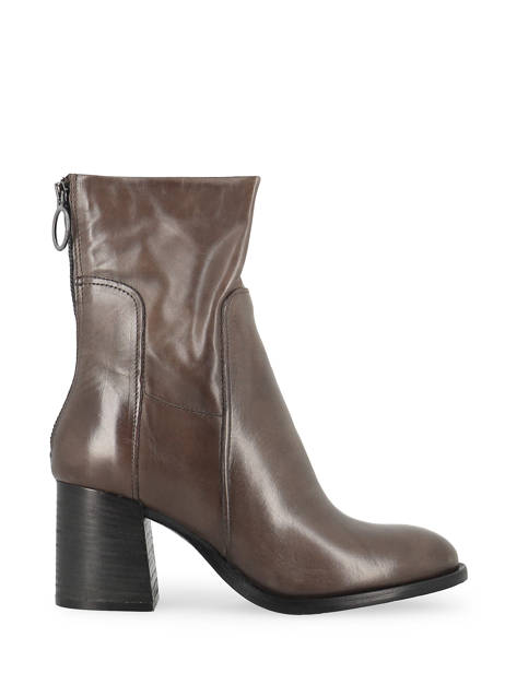 Boots En Cuir Mjus Marron women T01206