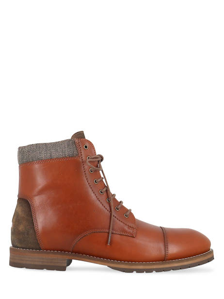 Bottines En Cuir Le formier Marron men NW381