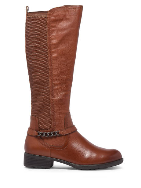 Bottes Cavalières En Cuir Tamaris Marron women 29