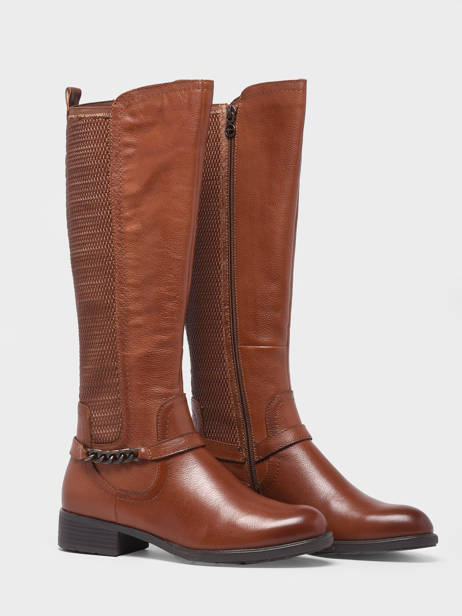 Bottes Cavalières En Cuir Tamaris Marron women 29 vue secondaire 3