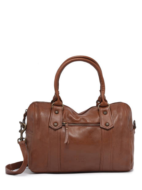 Sac Porté Main Cow Basilic pepper Marron cow BCOW47