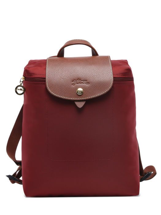 Longchamp Le pliage original Sac à dos Rouge