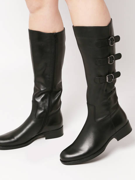 Bottes Cavalières En Cuir En Cuir Gabor Noir women 27 vue secondaire 2