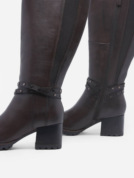 Bottes à Talon En Cuir En Cuir Tamaris Rouge women 29 vue secondaire 1