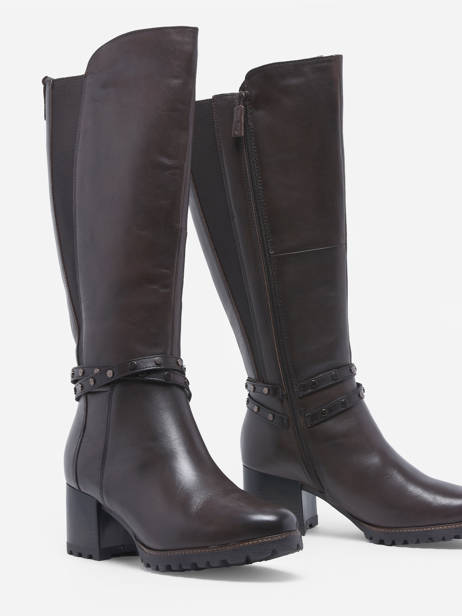 Bottes à Talon En Cuir En Cuir Tamaris Rouge women 29 vue secondaire 3