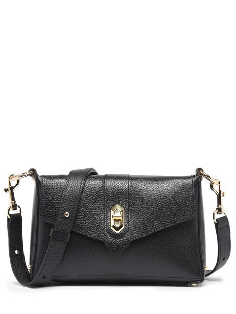 Sac Bandoulière Foulonne Double Cuir Foulonne Double Cuir Lancaster Noir foulonne double 53